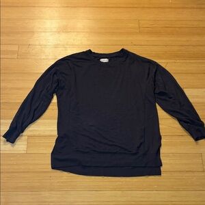 Women’s Dark Blue Super Soft Cozy Long Sleeve Shirt Sweater Sweatshirt Blouse